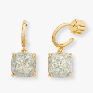 Kate Spade New York ♠️ huggie glitter drop n dangle earrings